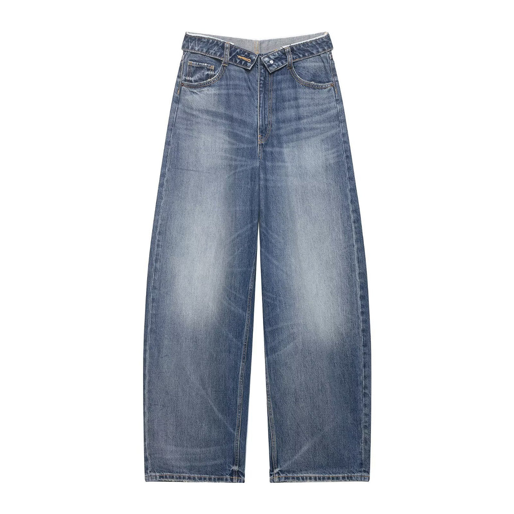 Women's Destroyed Baggy Jeans