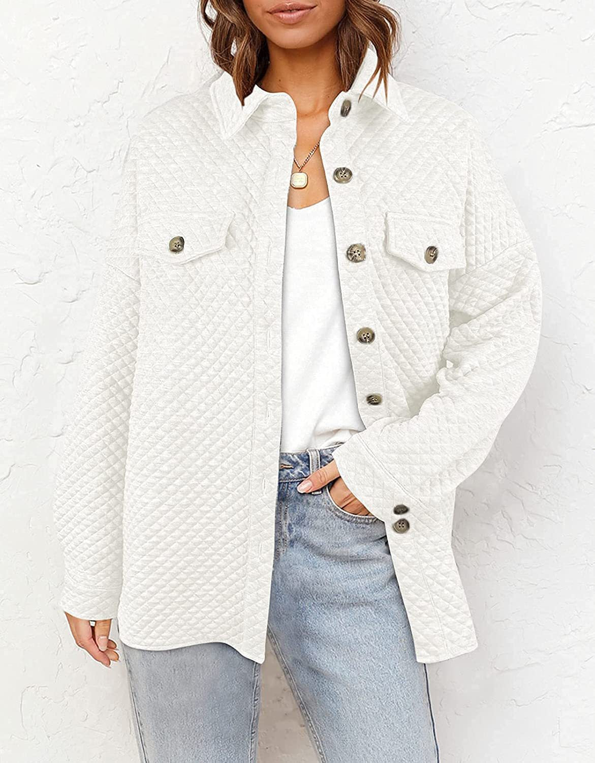 Women's Elegant Quilted Jacket with Casual Cut