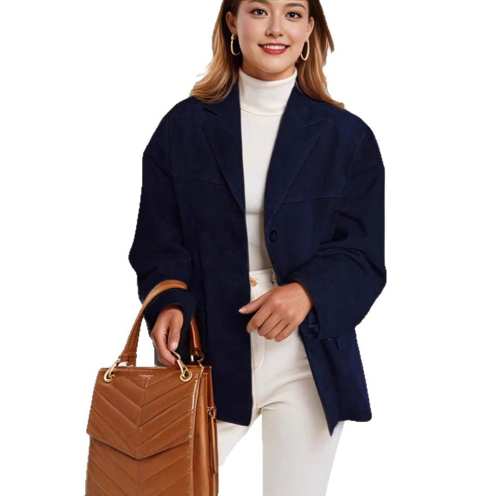 Elegant Suede Blazer