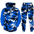 Men's Stylish Hoodie Sweatshirt and Jogging Pants Set
