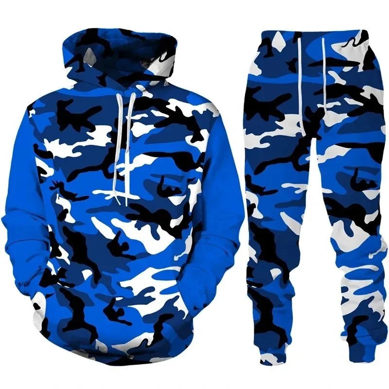 Men's Stylish Hoodie Sweatshirt and Jogging Pants Set