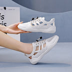 Women's Breathable Casual Sneakers with Innovative Lacing System