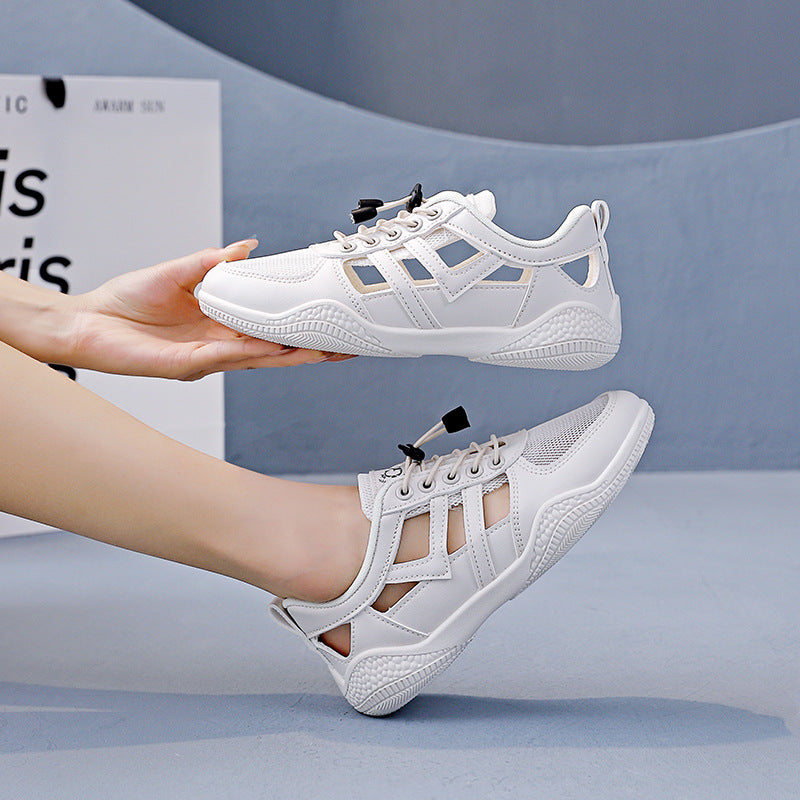 Women's Breathable Casual Sneakers with Innovative Lacing System