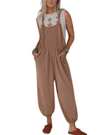 Casual Women's Jumpsuit with Pockets