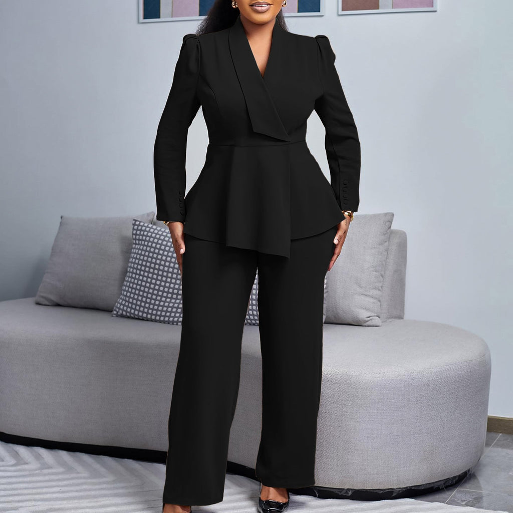 Elegant Blazer and Trousers Set