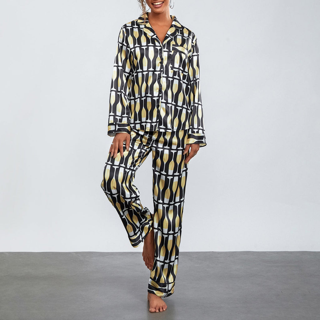 Women's Striped Pajama Set