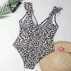 Women's Swimsuit with Voluminous Ruffles