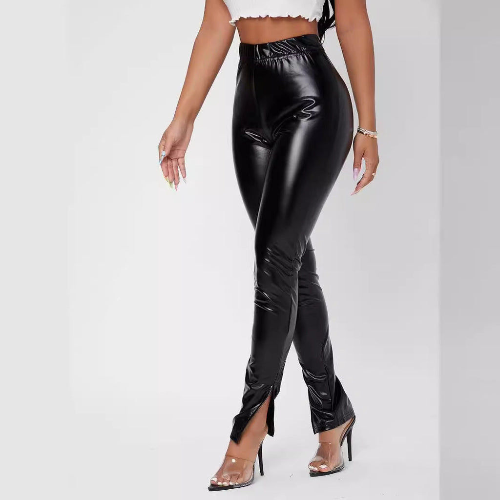 Women's High-Shine Form-Fitting Leggings