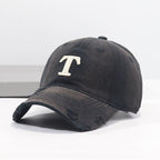 Men's Distressed Denim Cap