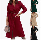 Elegant Trench Coat with Feminine Silhouette