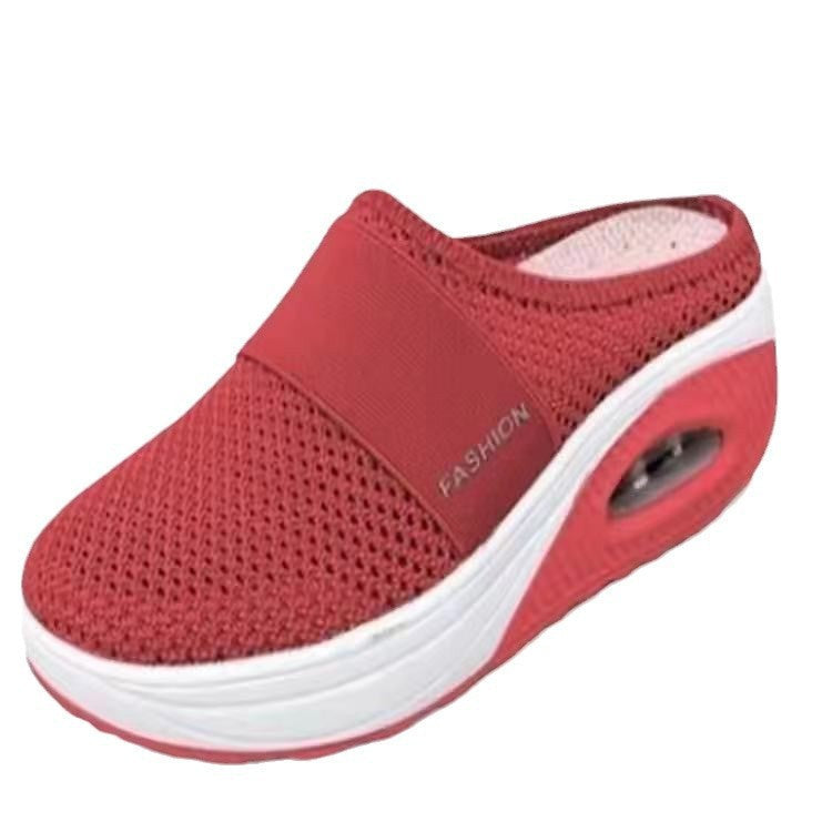 Women's Breathable Clogs with Non-slip Sole and Flexible Mesh Upper