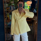 Women's Elegant Double-Breasted Oversize Blazer