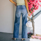 Women's High-Waist Wide-Leg Jeans