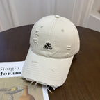 Men's Distressed Casual Baseball Cap
