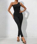 Elegant One-Shoulder Jumpsuit