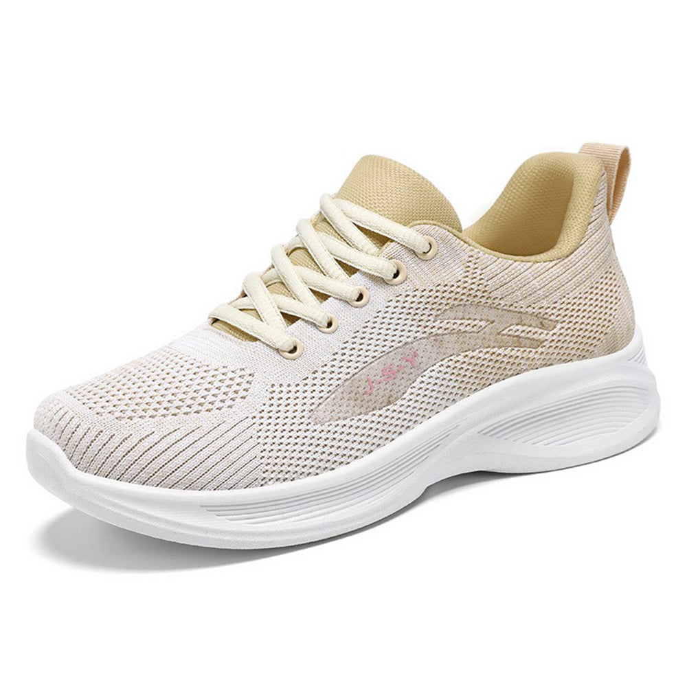 Women's Breathable Casual Sneakers with Elastic Upper