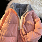 Women's Down Jacket with Soft Lining and High Collar