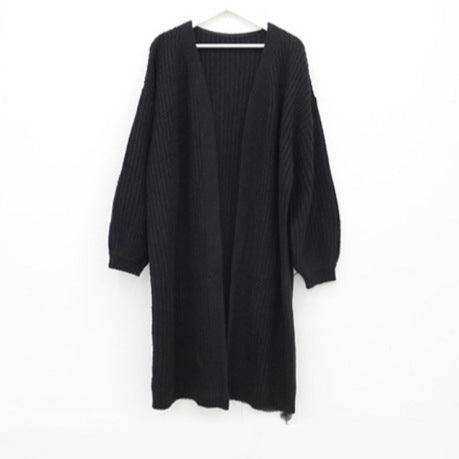 Women's Open-Front Chunky Knit Cardigan