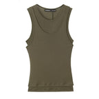 Women's Sleeveless Tank Top in High-Quality Stretch Fabric