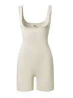 Women's Form-Fitting Onesie with Wide Straps