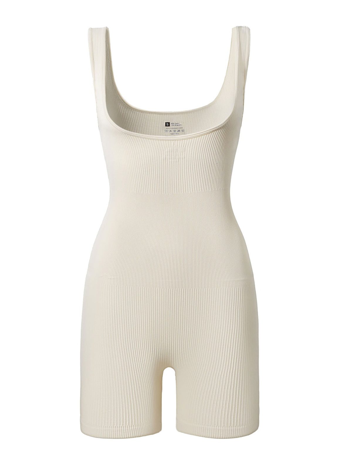 Women's Form-Fitting Onesie with Wide Straps