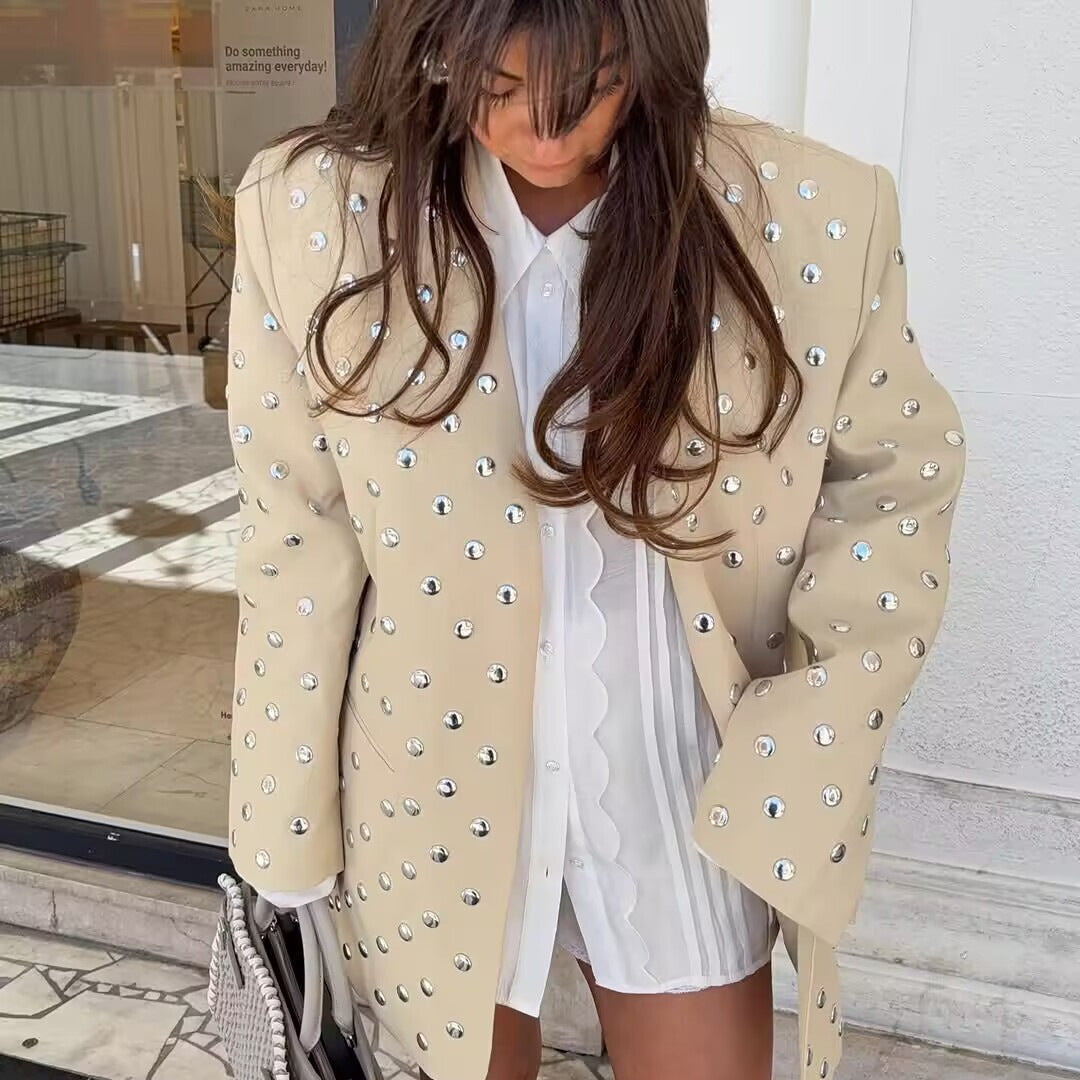 Elegant Sequin Blazer