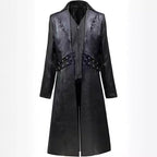 Elegant Jacket with Decorative Buckles