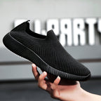 Women's Breathable Slip-On Sneakers with Elastic Upper