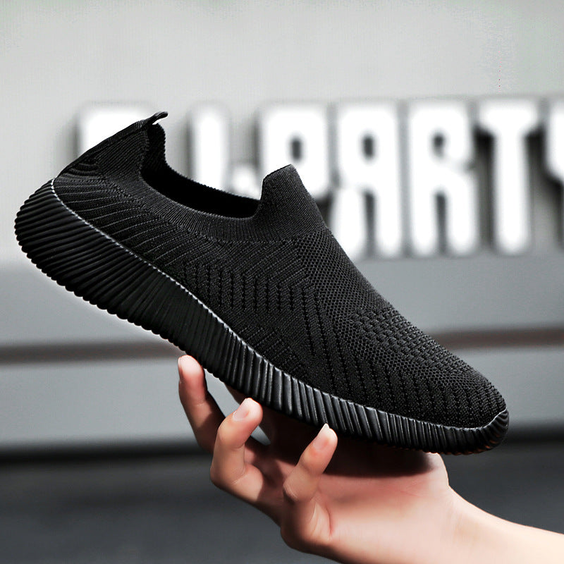 Women's Breathable Slip-On Sneakers with Elastic Upper