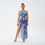 Women's Bathrobe with Side Cut-Outs