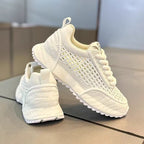 Women's Breathable Casual Sneakers with Flexible Upper and Non-Slip Sole