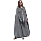Women's Elegant Hooded Cape with Adjustable Closure