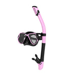Snorkel mask with ergonomic fit and innovative breathing technology