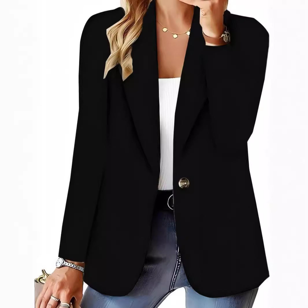 Elegant Textured Knit Blazer