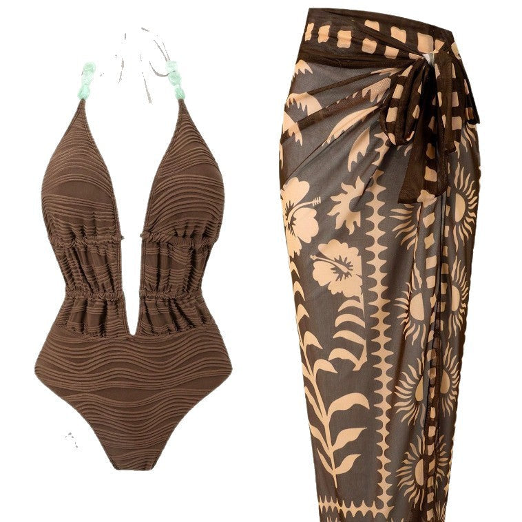 Women's Swimsuit with Detailed Ruching