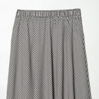 Women's Midi Skirt with Elastic Waistband