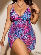 Women's Swimwear with Playful Leopard Print