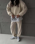 Women's Fleece Loungewear Set with High Collar