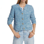 Women's Elegant Cardigan with Gold Buttons