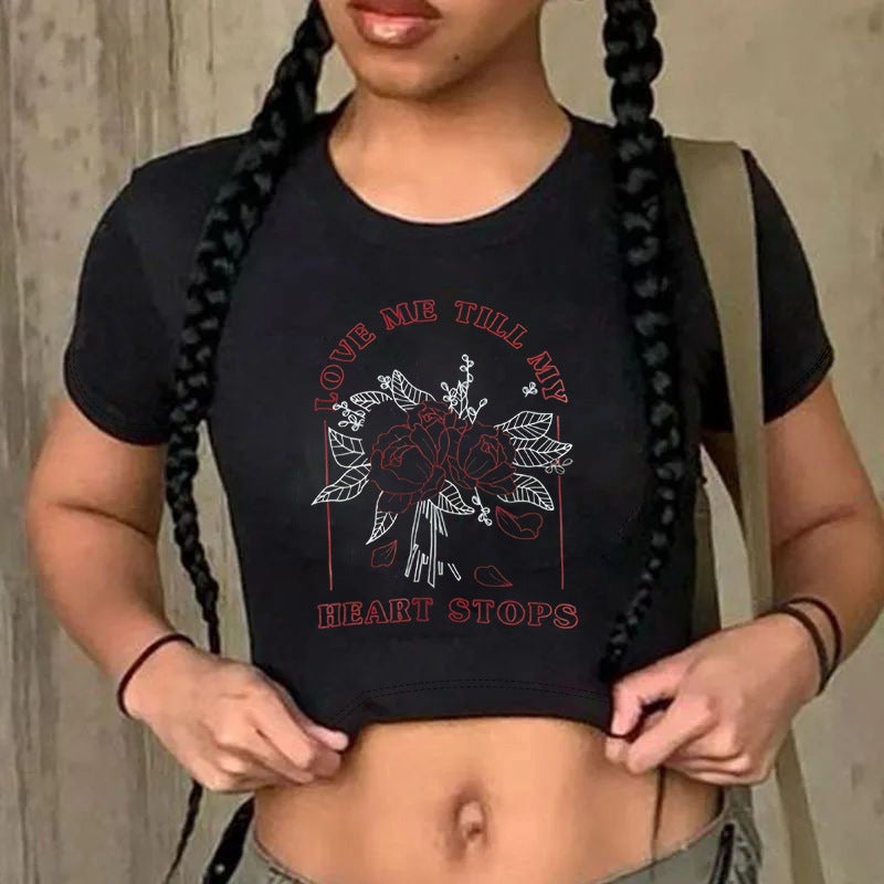 Women's Statement Crop T-Shirt