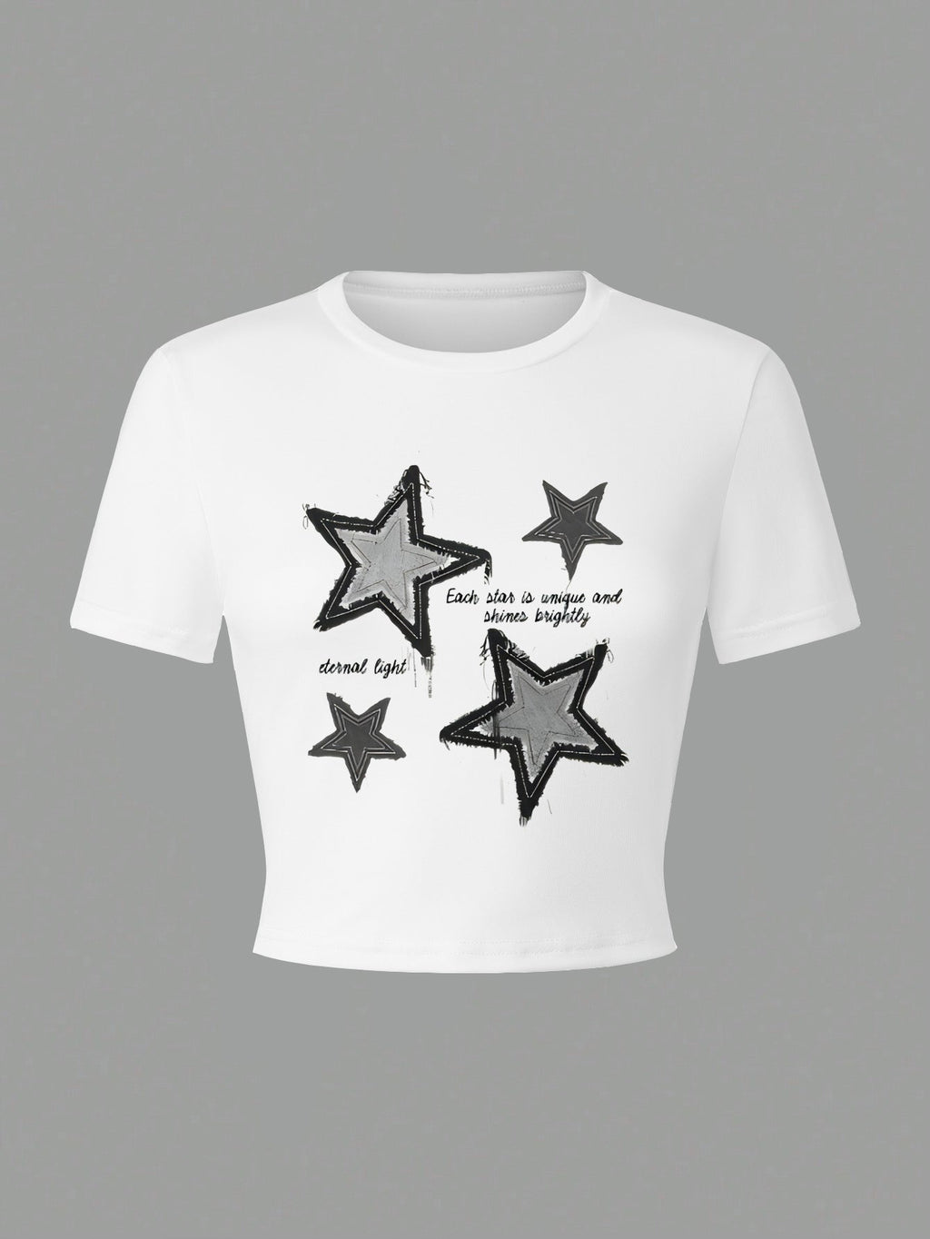 Women's Crop T-Shirt with Retro Phone Design
