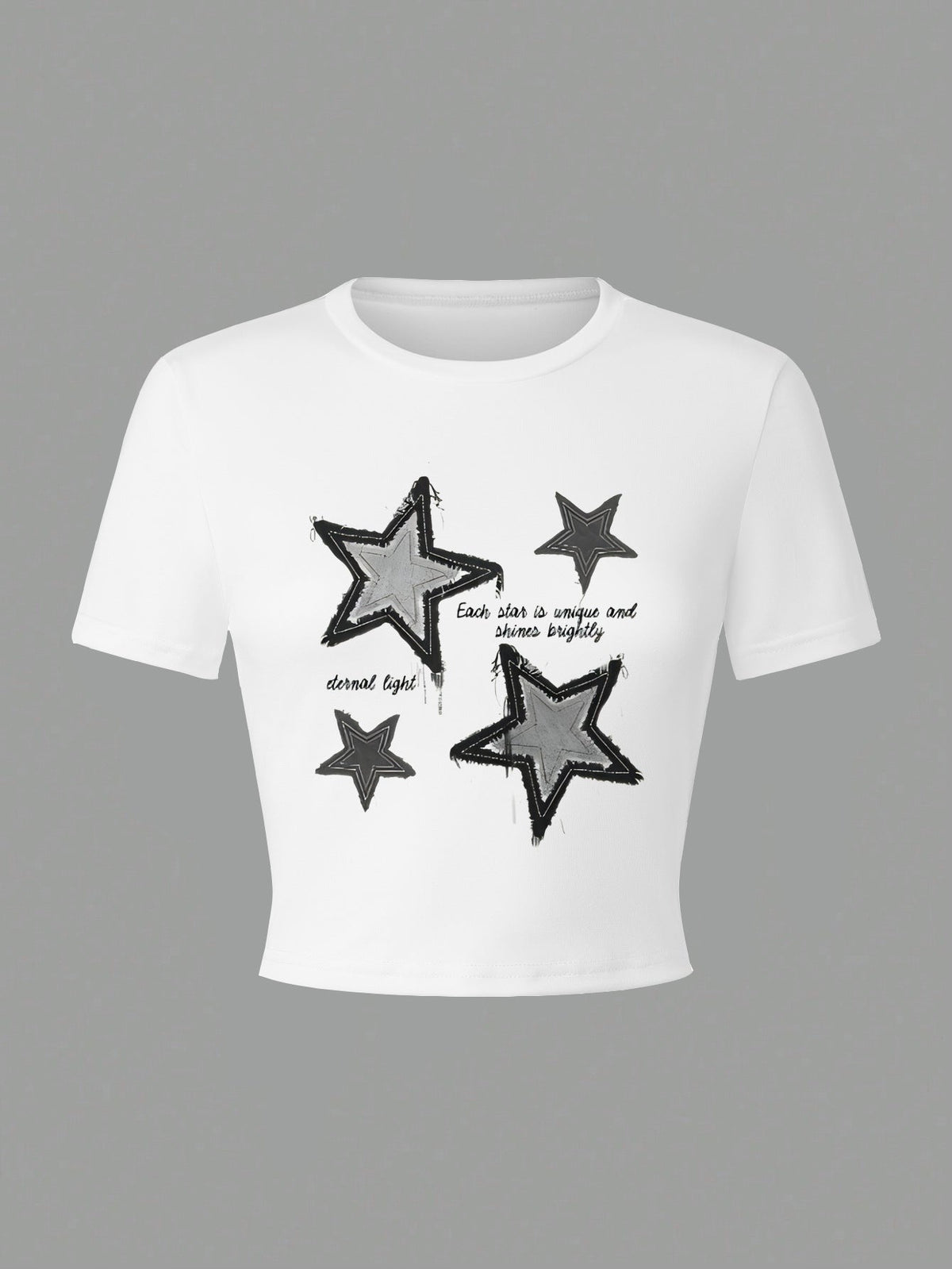 Women's Crop T-Shirt with Retro Phone Design