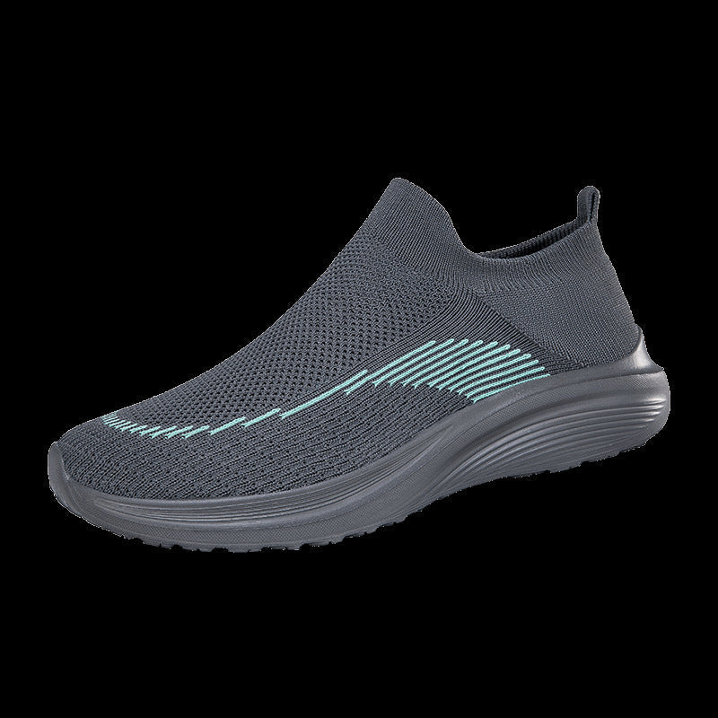 Women's Breathable Sport Sneakers with Flexible Knit Upper