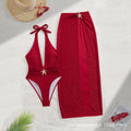 Women's Swimsuit and Beach Skirt Set