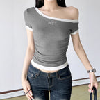 Women's Fitted Short-Sleeve Shirt