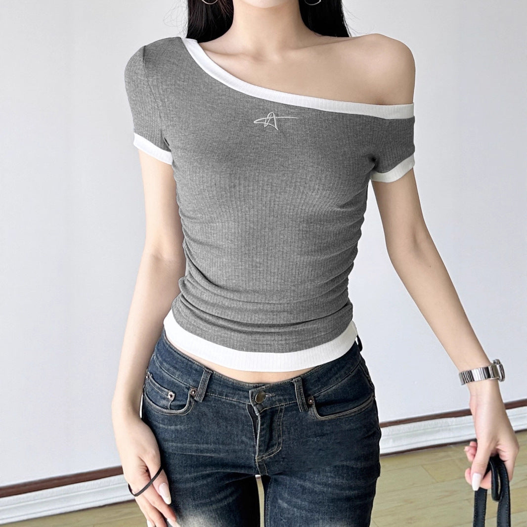 Women's Fitted Short-Sleeve Shirt
