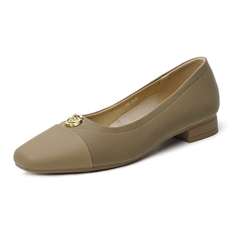 Women's Ballet Flats with Elegant Toe and Decorative Details
