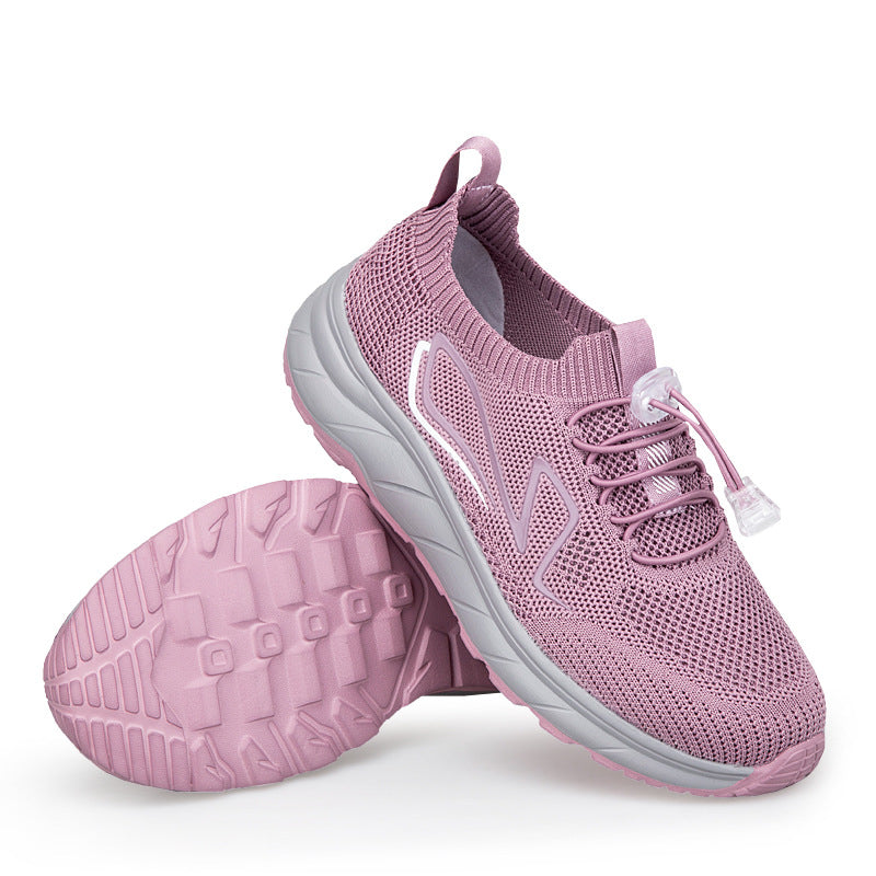 Women's Breathable Sneakers with Quick-Lace System