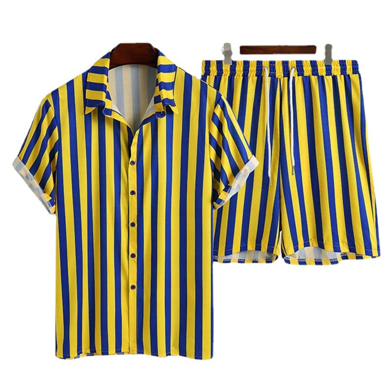 Women's Casual Striped Matching Set