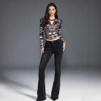 Women's High-Waisted Bootcut Jeans